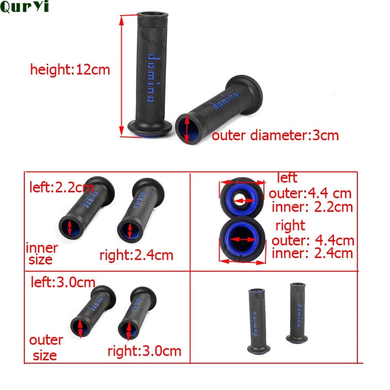 Motorbike Grip For Husqvarna Domino KTM Honda Yamaha Suzuki Vespa Gts Accessories Motorcycle Handlebar Motocross | Автомобили и