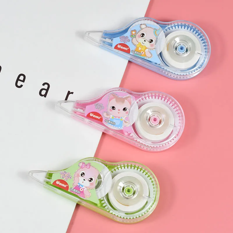 

8269Kawaii 3Pcs Correction Tape White Out Corrector Tape School supply Office Supply Student Stationery Office Accessories