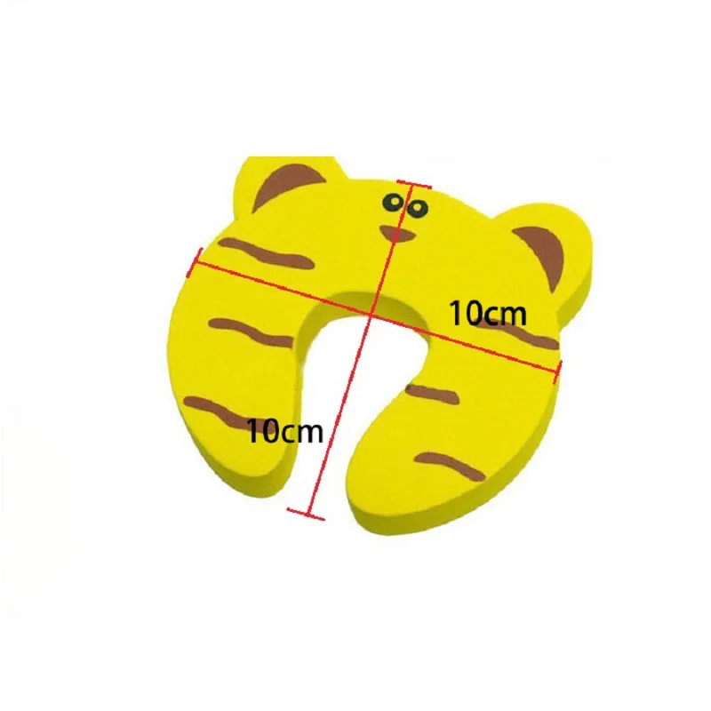 10 шт./лот заглушка для двери с милыми животными защиты детей от пальцев |