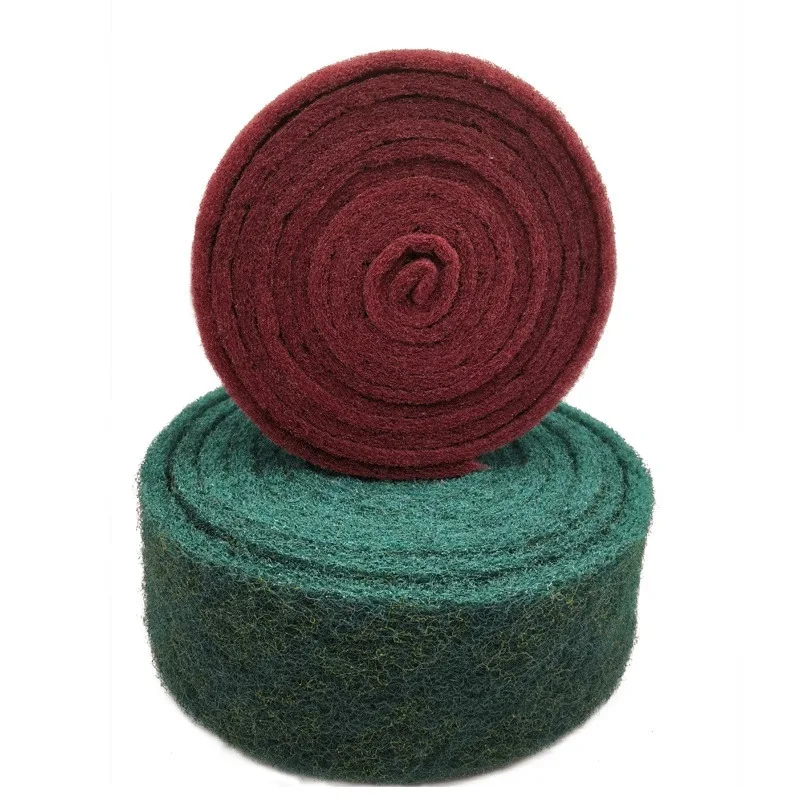 

5M Brushed stainless steel Scouring pad Abrasive Tools Rust removal Polishing for industry Metals Wood Paint Hand brush Tool