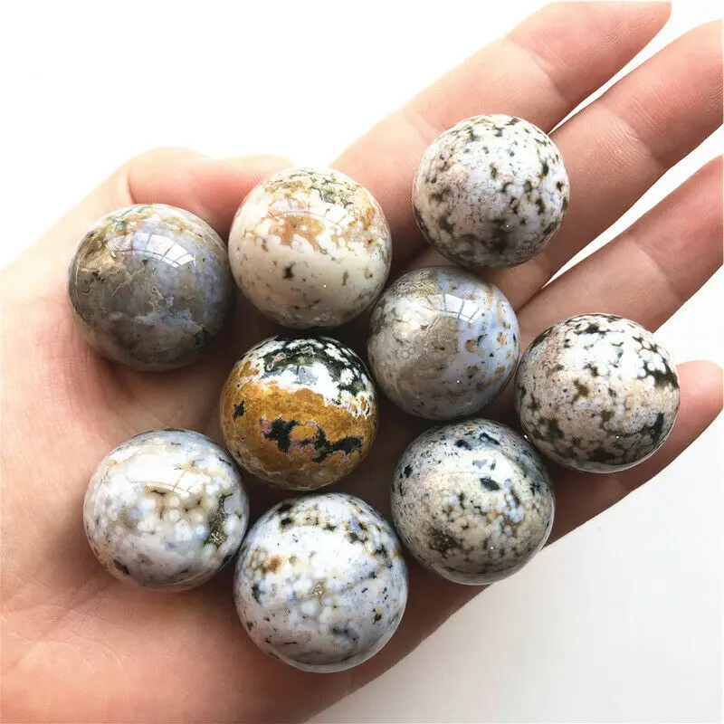 Образец исцеляющего хрустального шара натуральные камни и минералы 1 шт. 22-25 мм