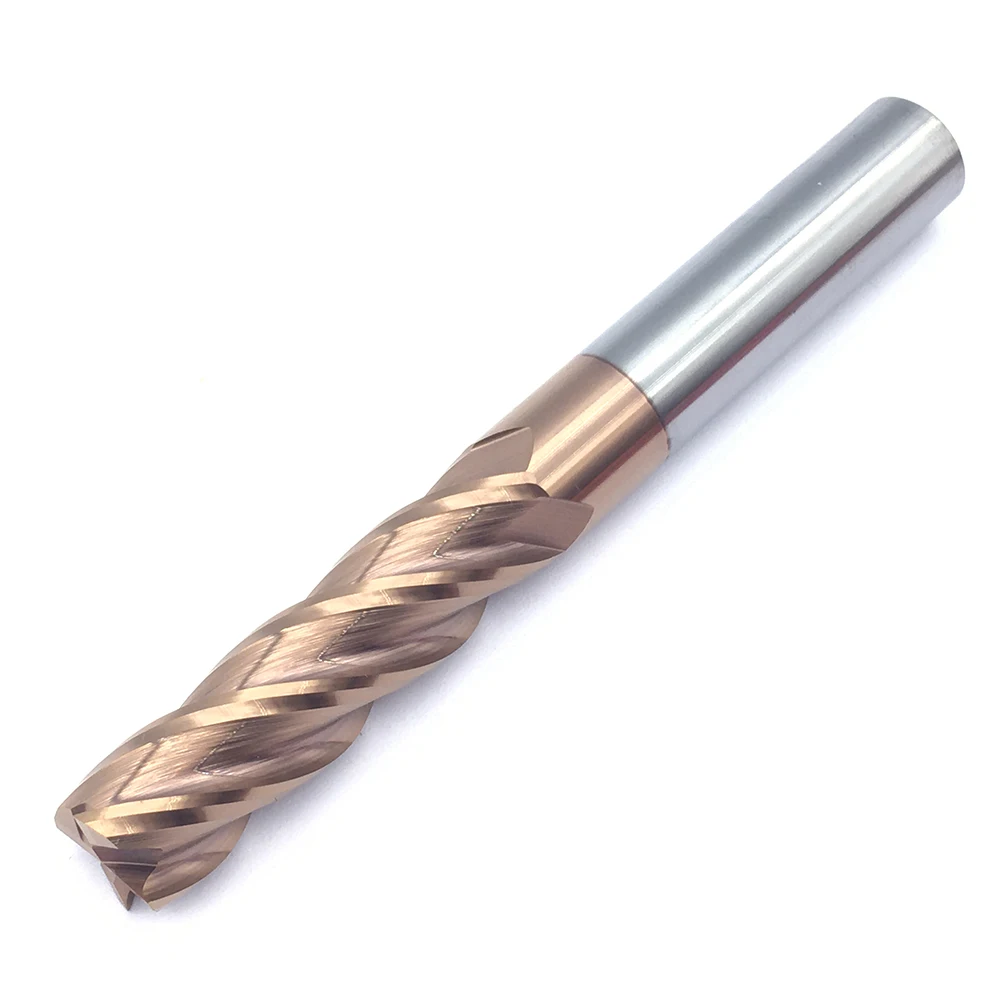 End Mill 1PCS HRC60 4F 12.0XD12X100L Flat Bottom Four Blade CNC Lathe Tungsten Steel solide Carbide Endmills | Инструменты