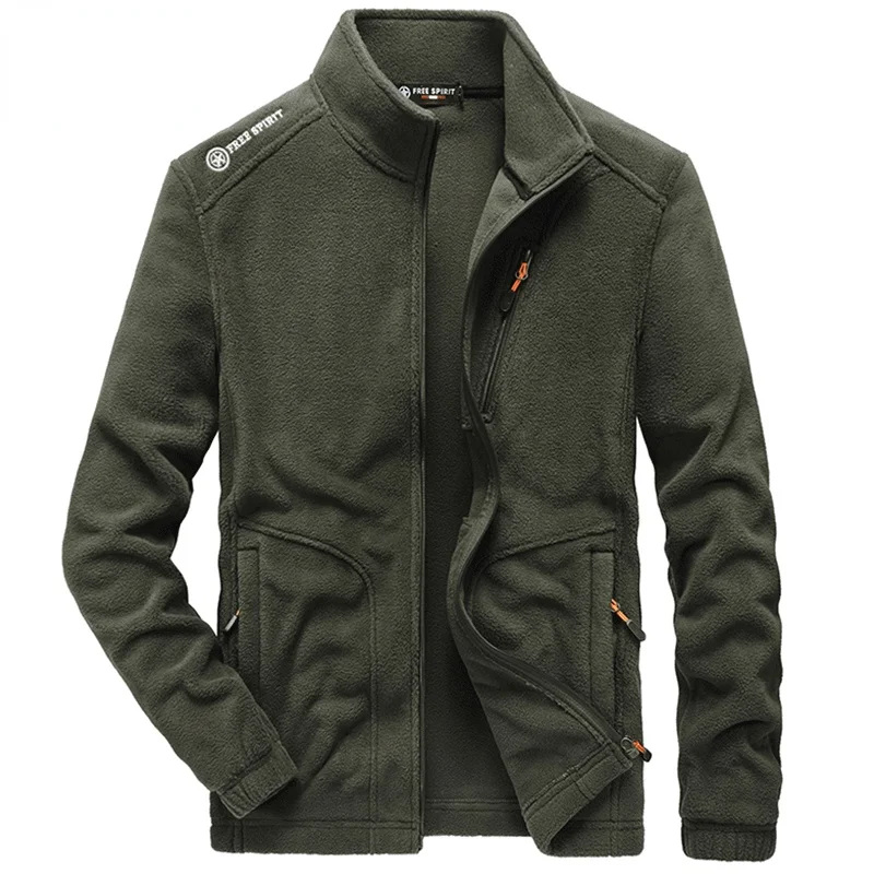 

Winter Warm Fleece Jacket Men 2021 New Brand Casual Fashion Thick Men Parkas Jacket Coat Plus Size 5Xl