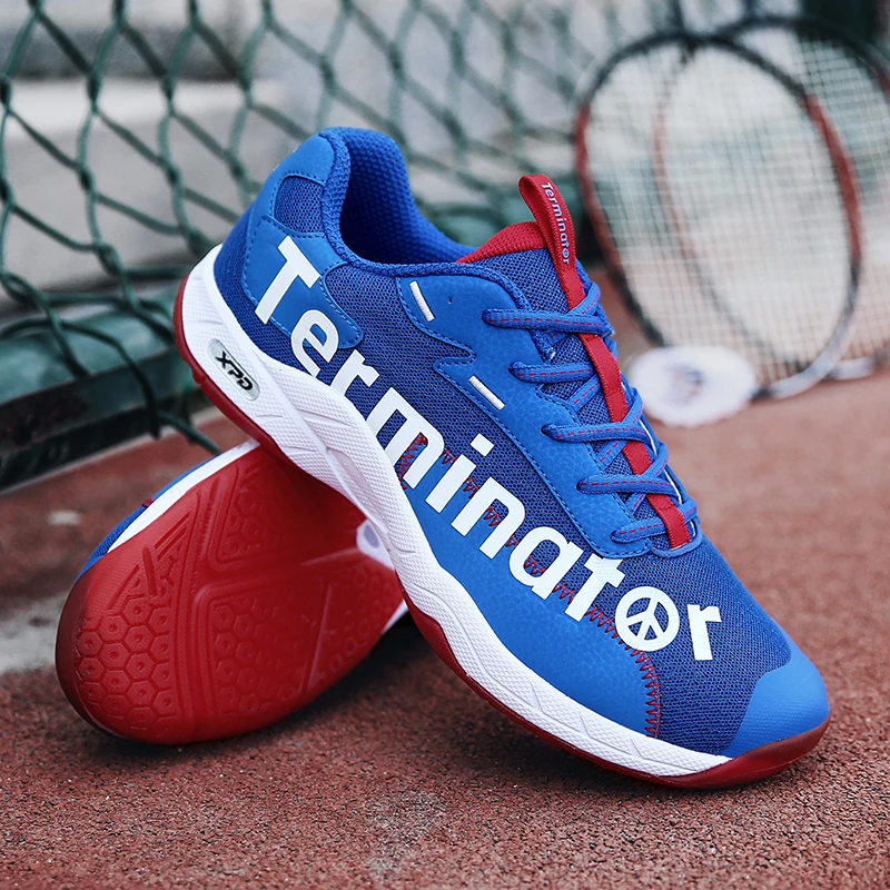 

2021 Men Fashion Badminton Shoes Mesh Breathable Sports Shoes Men School Training Shoes Size 36-46 Volleyball Shoes Sneakers Men