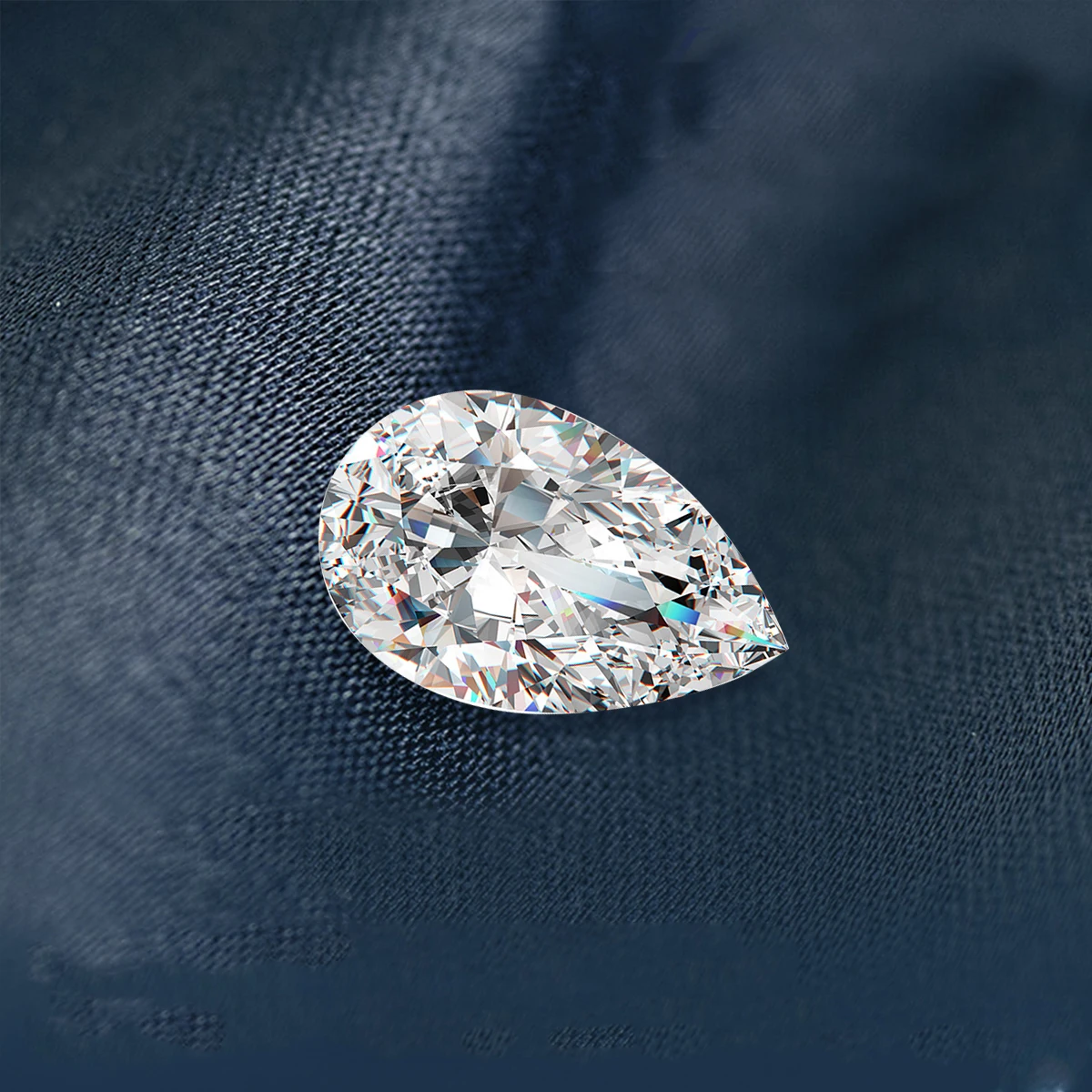 Камень Муассанит Szjinao VVS1 для ювелирных изделий бриллианты в форме груши от 0 35