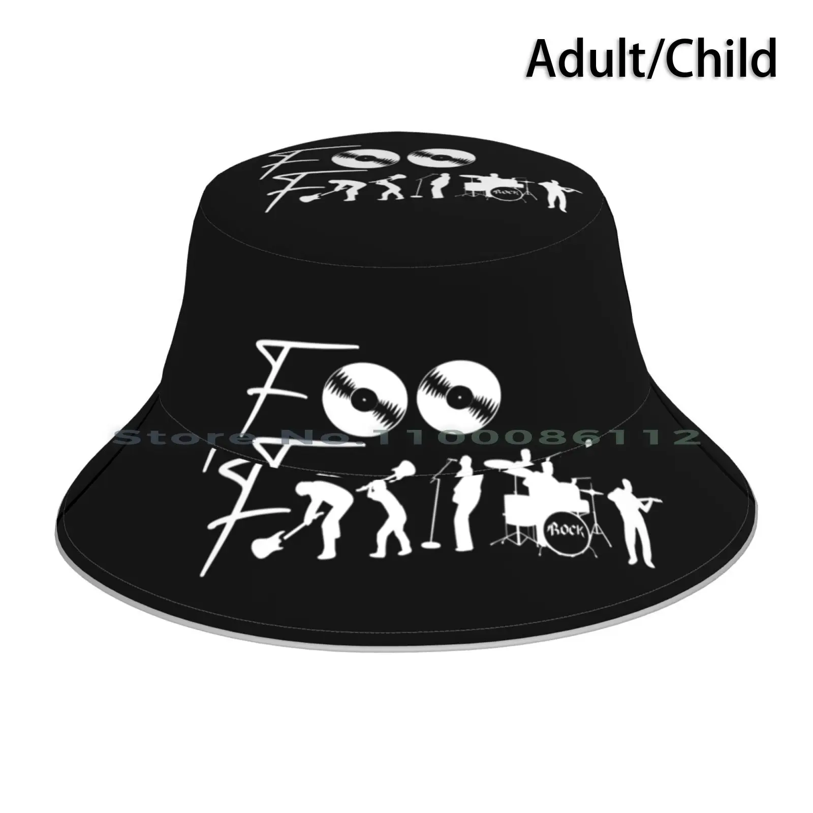 -Члены-белая Панама, Солнцезащитная шапка, музыкальная группы Guitar Dave Grohl гранж 90-х, забавная и крутящаяся в 80-х барабан Everlong Spotify