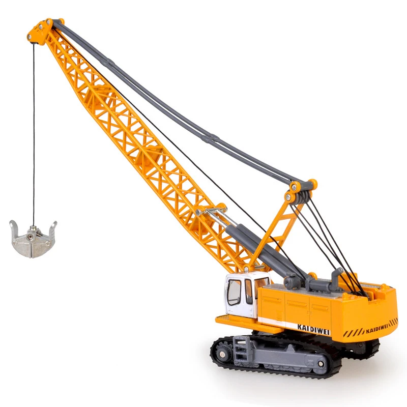 

Alloy Diecast 1:87 Crawler Tower Cable Excavator Diecast Model Engineering Vehicle Tower Crane Collection Gift for Kids Toy