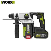 worx wu389 heavy duty electric hammer industrial grade high power impact drill share 20v rechargerable battery platform