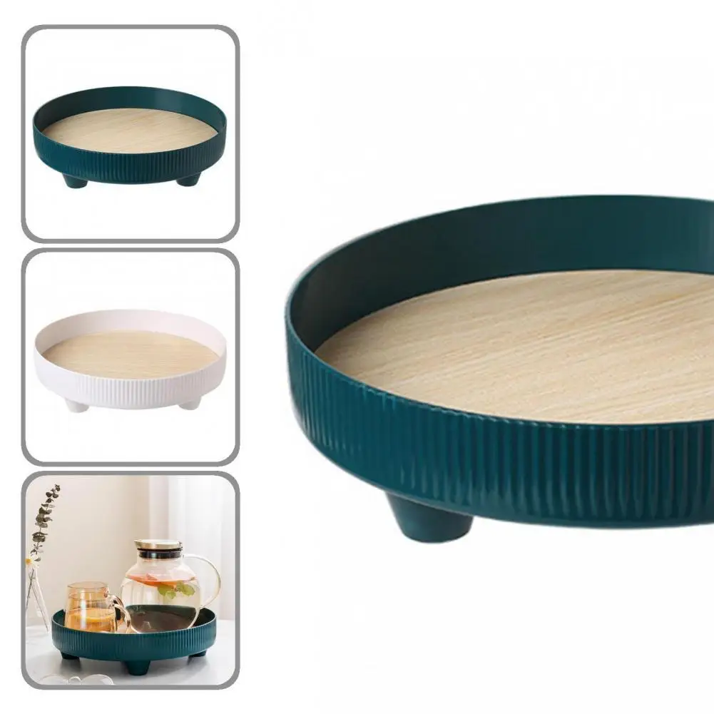 

Washable Lightweight Fall Resistance Display Tray ABS Storage Tray Stable Feet Wedding Decor