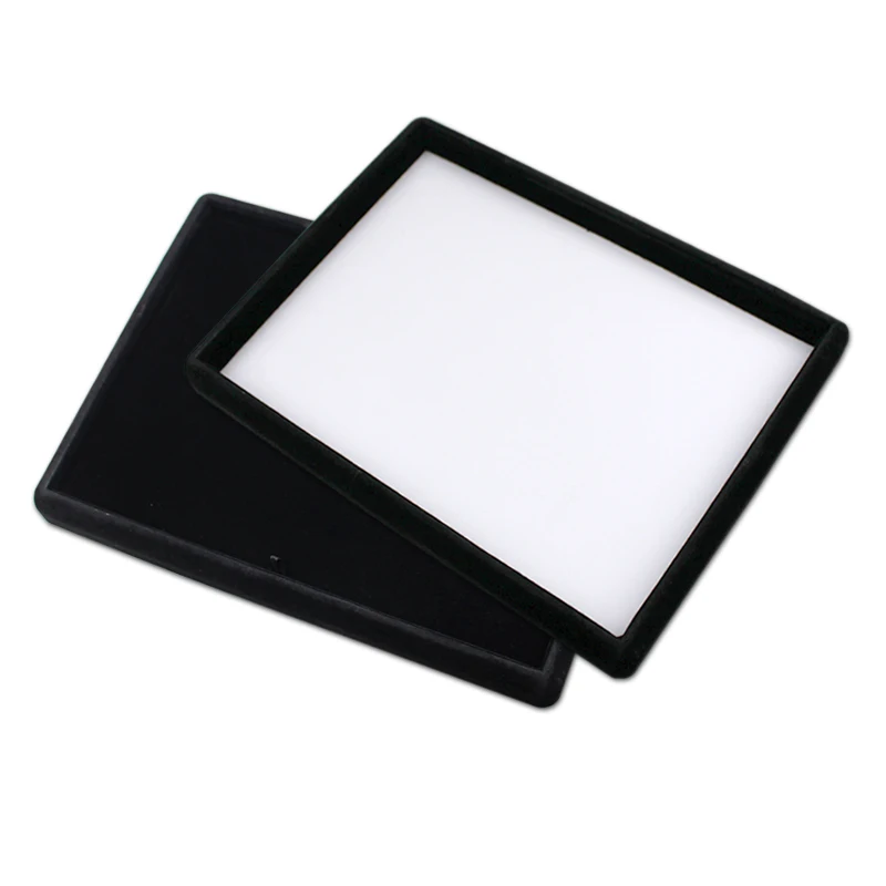 

801713 Mingtai wooden frame series display tray (flat/Black + White panel)