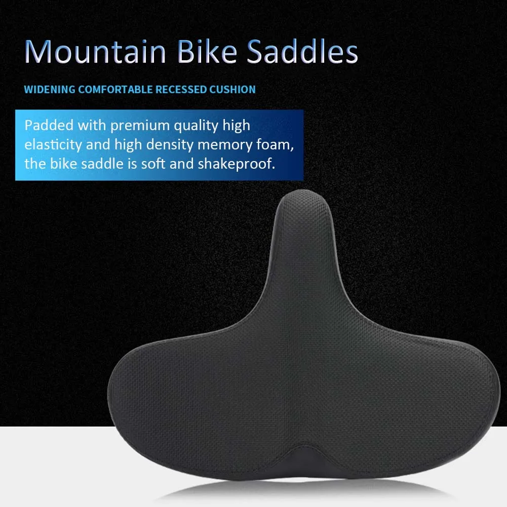 

Bike Saddles Comfortable Widened Electric Bicycle Seats Oversized Breathable Universal Seat Cushions Fits For Men And Women