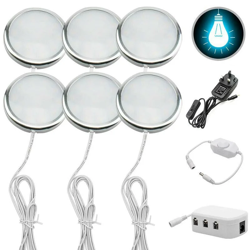 12V автомобильный Кемпер фургон RV интерьерные огни 21 светодиодный круглый шкаф