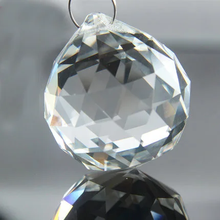 

60mm crystal faceted ball,crystal chandelier ball parts for wedding& fengshui products ,X-MAS decoration