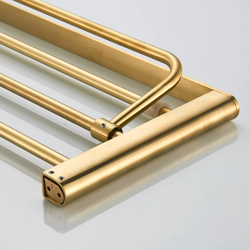 Современная Золотая вешалка для полотенец набор аксессуаров ванной комнаты