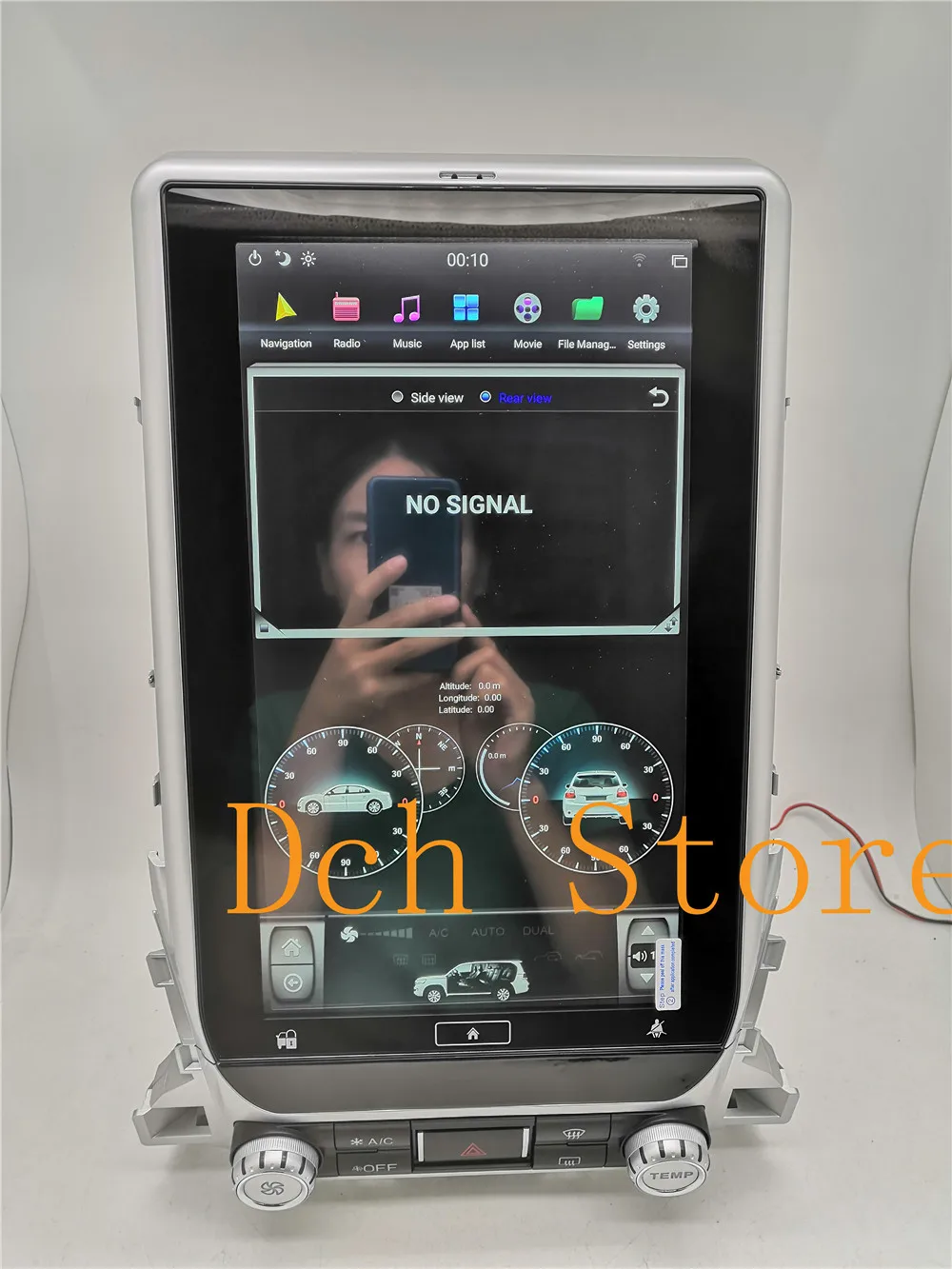 13,6 дюймов вертикальный tesla стиль Android автомобильный DVD gps навигатор для Toyota LandCruiser land cruiser LC200 PX6