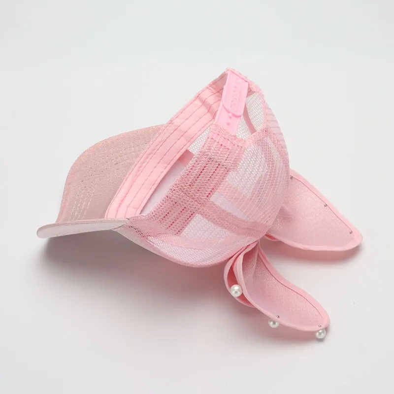 Детская кепка-бейсболка с бантом и надписью A | Спорт развлечения