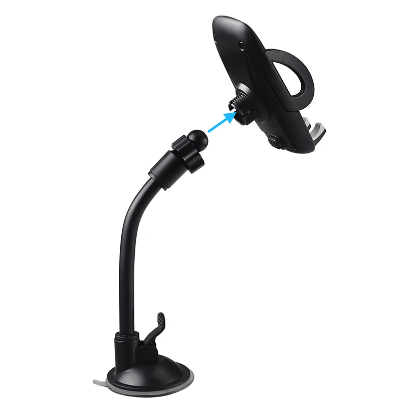 

No Magnetic Car Cell Phone Holder Stand for Your Mobile Phone Support Car Mount Suction Cup Long Arm Clip Smartphone Stand