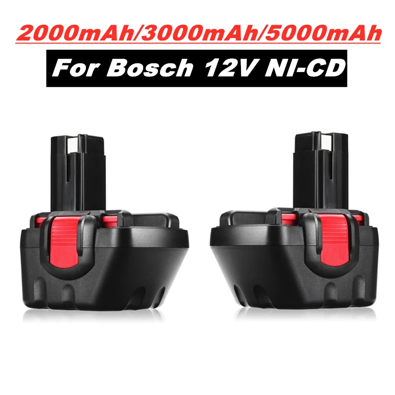 

12V 3000mAh Nicd Ni-MH Rechargeable Replacement Battery for Bosch 12 V BAT043 BAT045 BAT120 Drill GSR12VE-2 PSR12VE-2 2607335273
