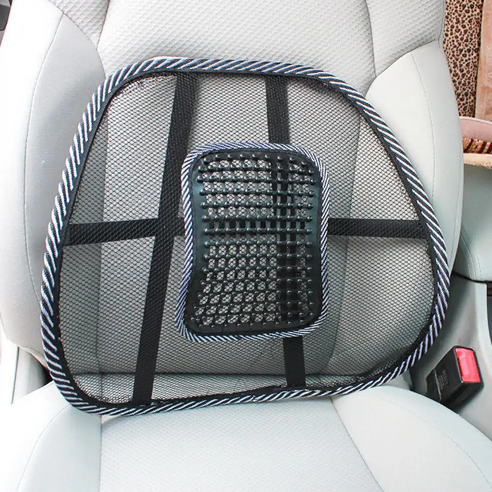 40%   Dropshipping!! Breathable Mesh Car Seat Cushion Pad Office Chair Back Massage Lumber Support