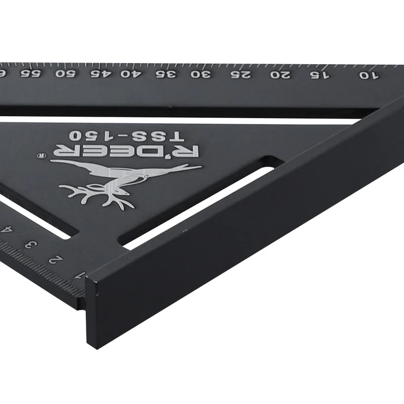 

Triangle Ruler 150mm Speed Square Aluminun Alloy Protractor Carpenter Woodworking Measuring Tools