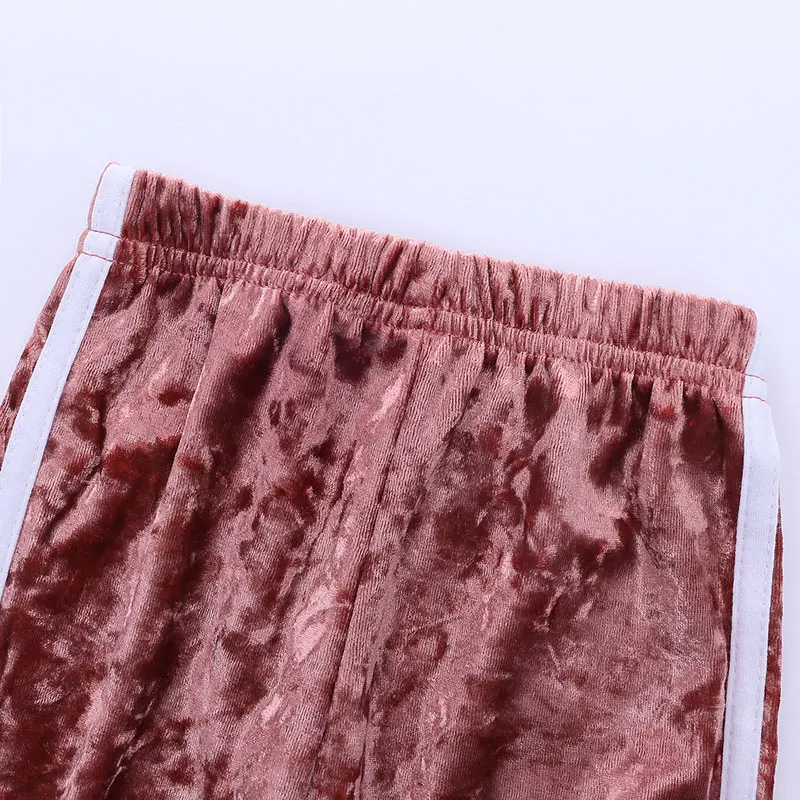 

Casual Kids Clothes Girl Outfits Spring Autumn Baby Girl Clothes Sets Gold Velvet Long Sleeve Tops+Pants Children Girls Set