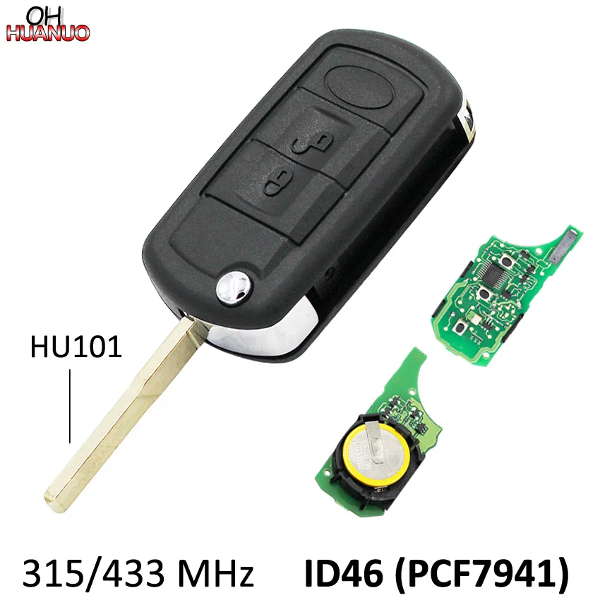 3 кнопки дистанционного управления Smart Key для Land Rover Discovery 4 Evoque с чипом ID46 PCF7941 315/433