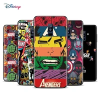 marvel avengers cartoons logo for samsung galaxy a9 a8 a7 a6 a5 a3 star plus 2018 2017 2016 soft tpu silicone black phone case