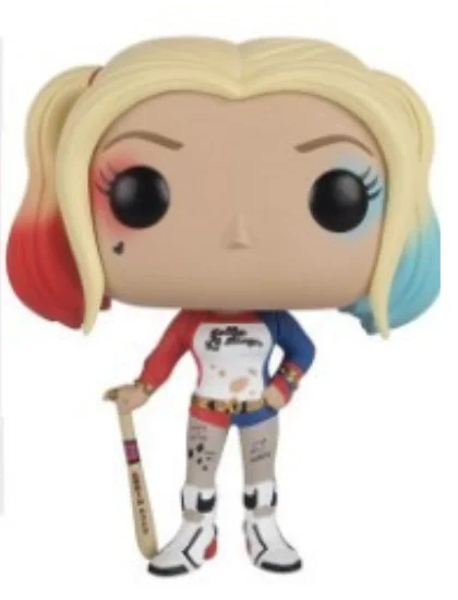 97 no box FUNKO POP отряд самоубийц Харли Квинн Джокер Дэдшот Виниловая фигурка Коллекционная модель игрушки для детей подарок на Хэллоуин - Цвет: 97 no box