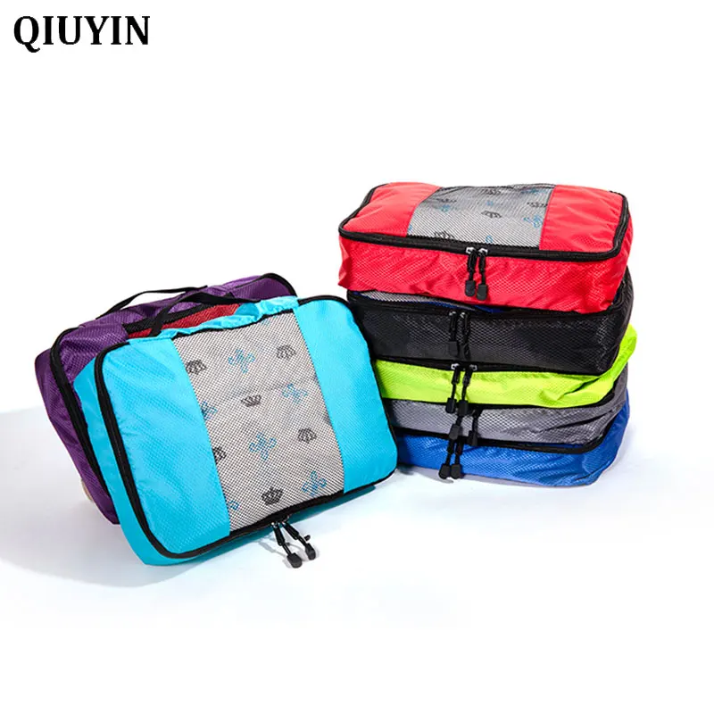 4 шт./компл. для мужчин и женщин багажные дорожные сумки Упаковка Кубики