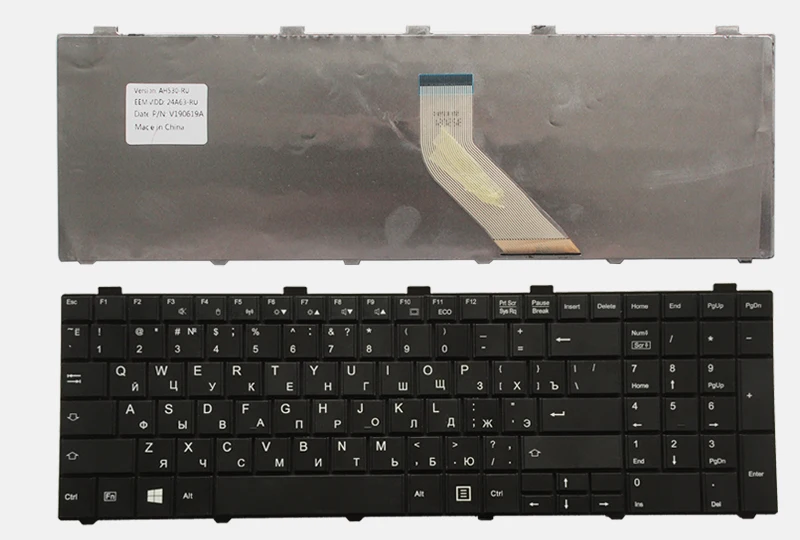 Новая RU Клавиатура для Fujitsu Lifebook AH530 AH531 NH751 A530 A531 черная Русская клавиатура для ноутбука