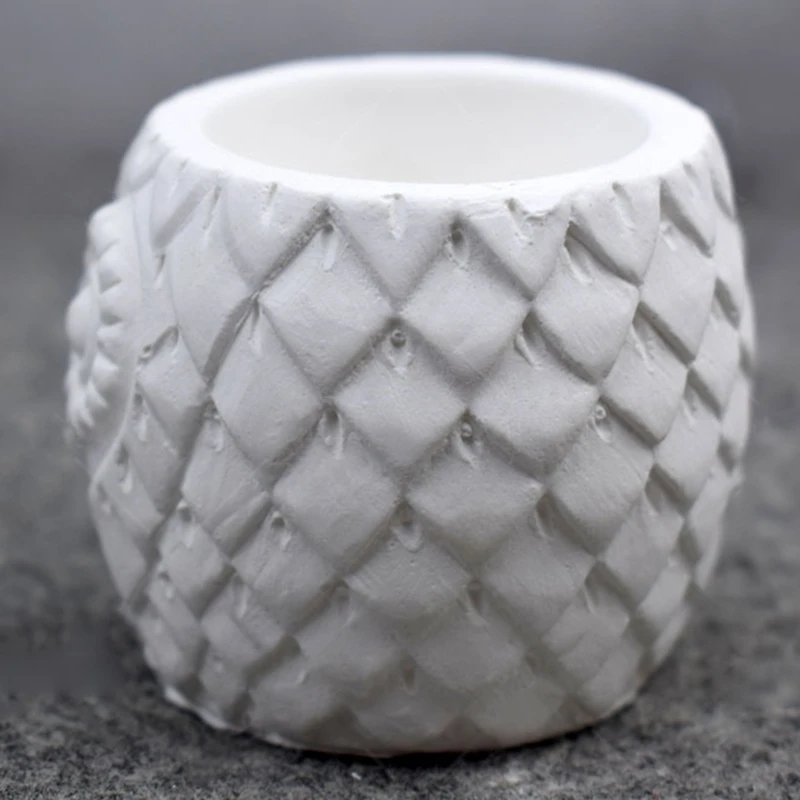 

Durable Silicone Owl Flower Pot Mold Cement DIY Succulent Make Mould Pen Holder 72XF