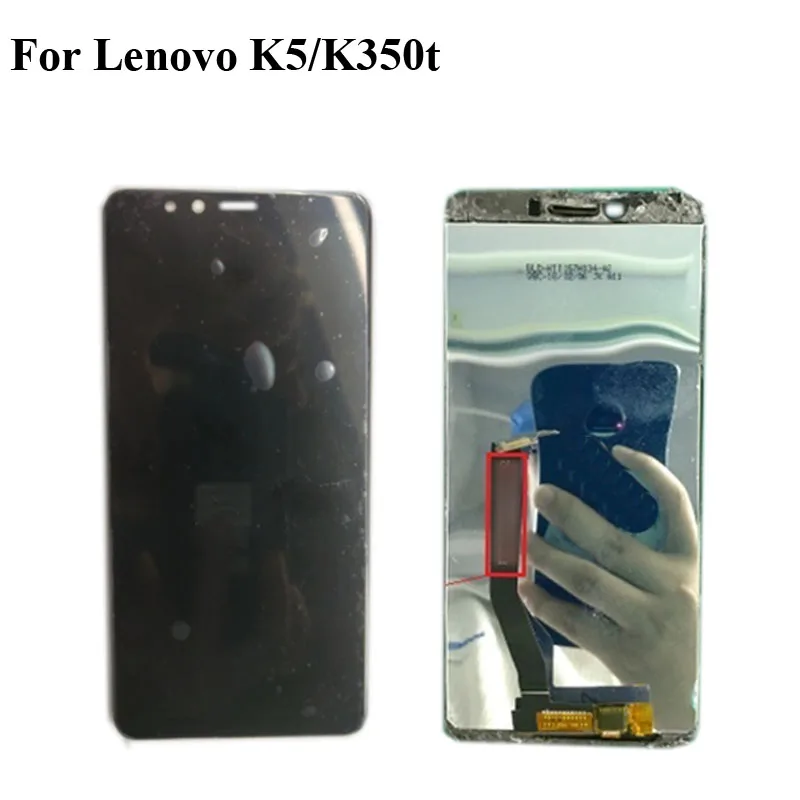 Для lenovo K5 K 5 350T ЖК экран 100% Оригинальный дисплей + сенсорный в сборе Замена для