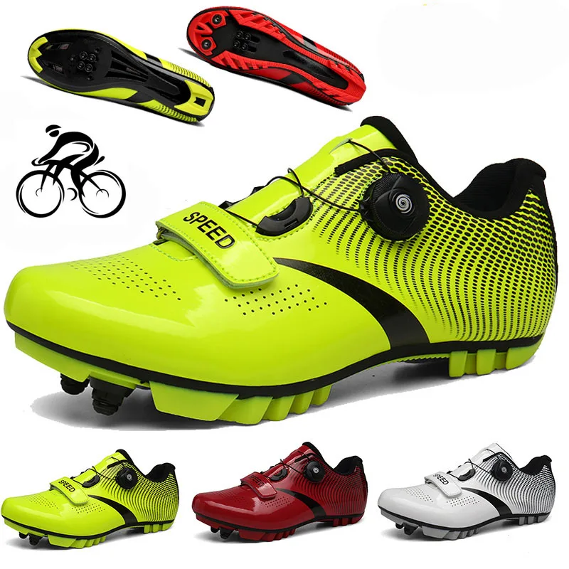 

Self-Locking Cycling Shoes sapatilha ciclismo MTB Sneakers Men Mountain Bike Bicycle Professional Ultralight Cycling Sneakers