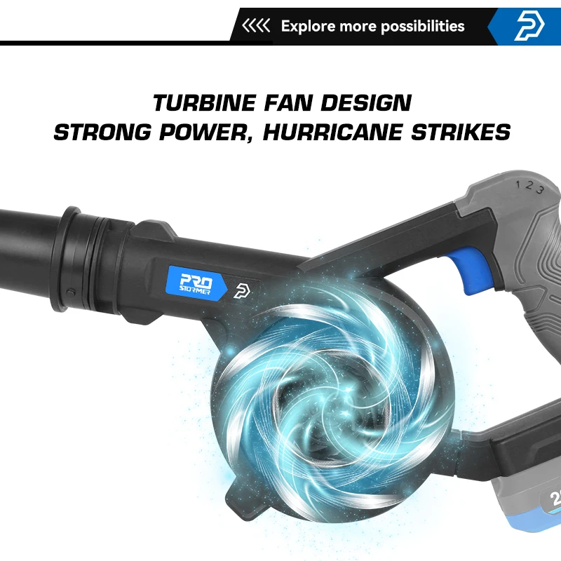 20v electric air blower variable speed cordless vacuum clean blower computer dust collector power tool body only by prostormer free global shipping