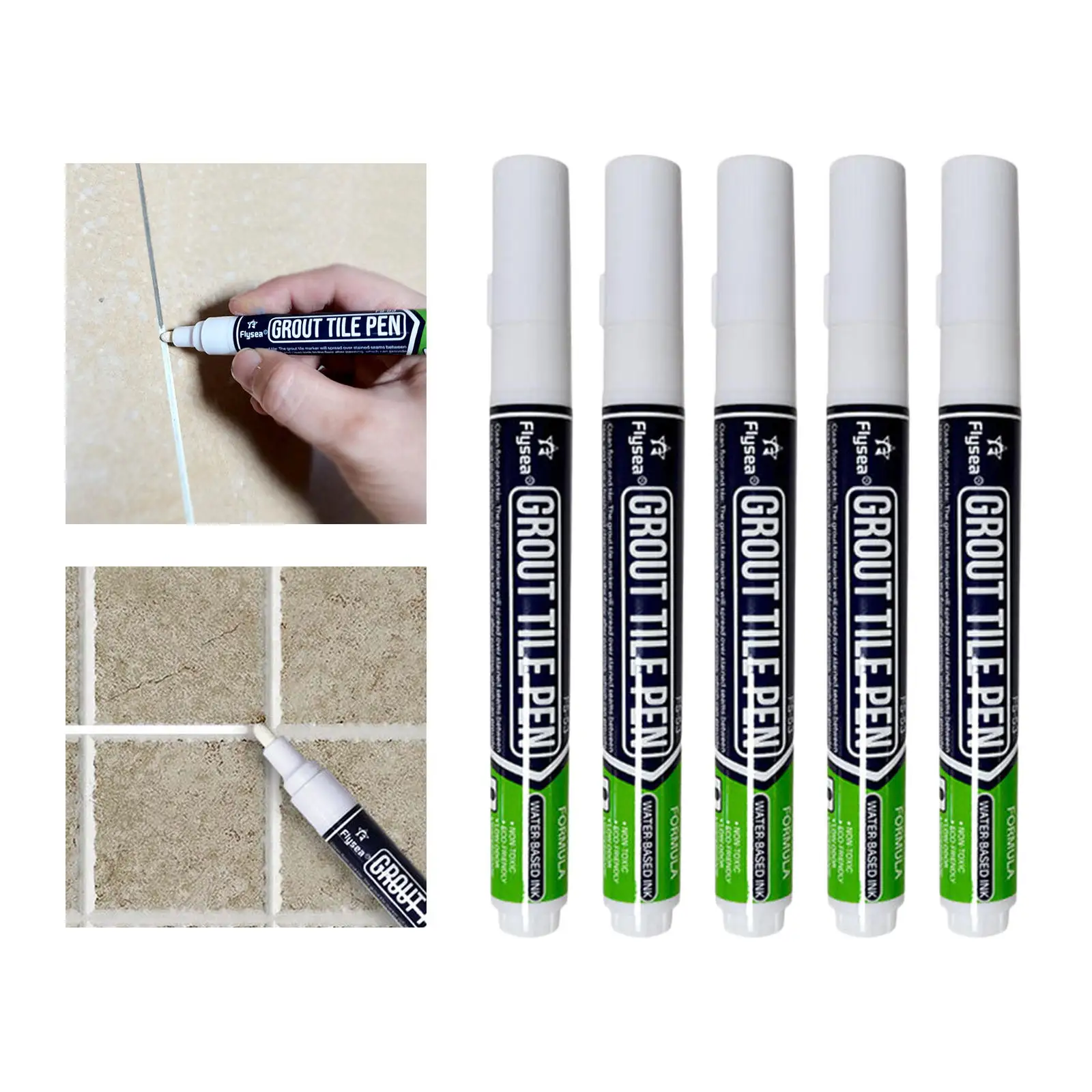 5x White Joint Pin Tiles Color Counter Washbasin Repair Gap | Обустройство дома