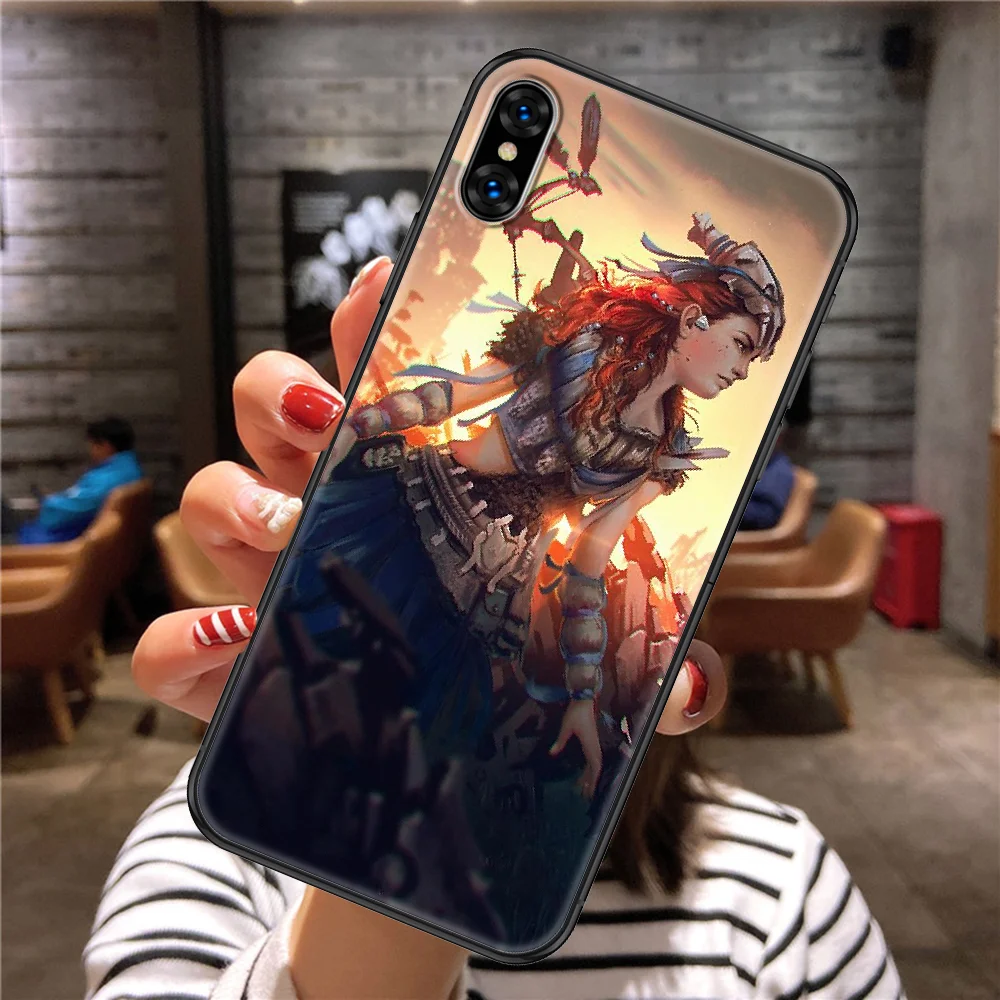 Чехол для телефона Game Horizon Zero Dawn чехол iphone 5 5s se 2 6 6s 7 8 12 mini plus X XS XR 11 PRO MAX черный