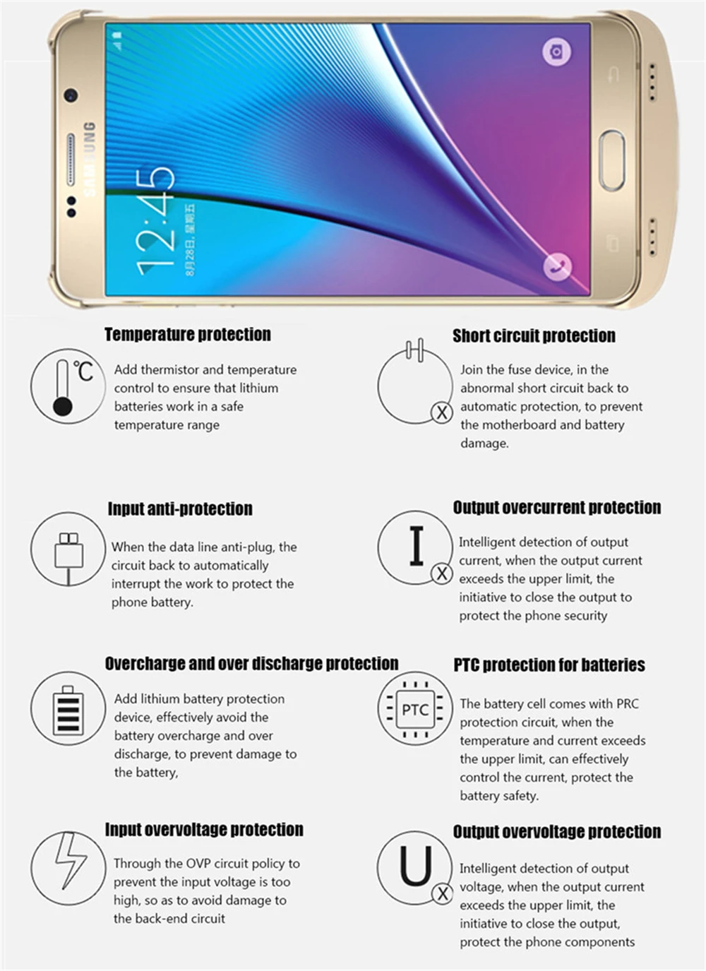 4200 мАч зарядное устройство чехол s для samsung Galaxy Note 5 N9200 чехол питания внешний аккумулятор чехол для samsung Note 5