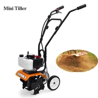 small tillage machine agricultural tool tiller garden gasoline engine walking rotary soil loosening farm equipment