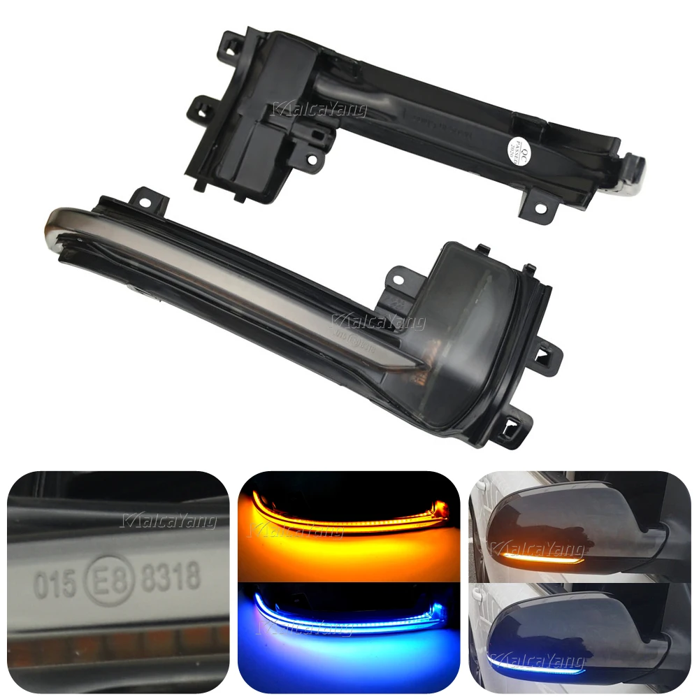 

2PCS Dynamic Blinker LED Turn Signal Side Indicator Mirror Light For Audi A3 8P A4 A5 B8 Q3 A6 C6 S6 B8.5 S5 RS5 RS4