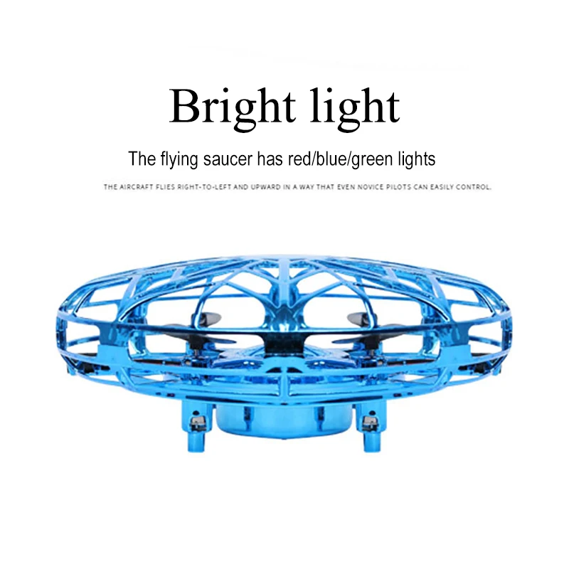 

Mini Drone UFO Infrared Sensing Control Hand Flying Aircraft Quadcopter Infraed Induction Intlligent RC Kid Toy