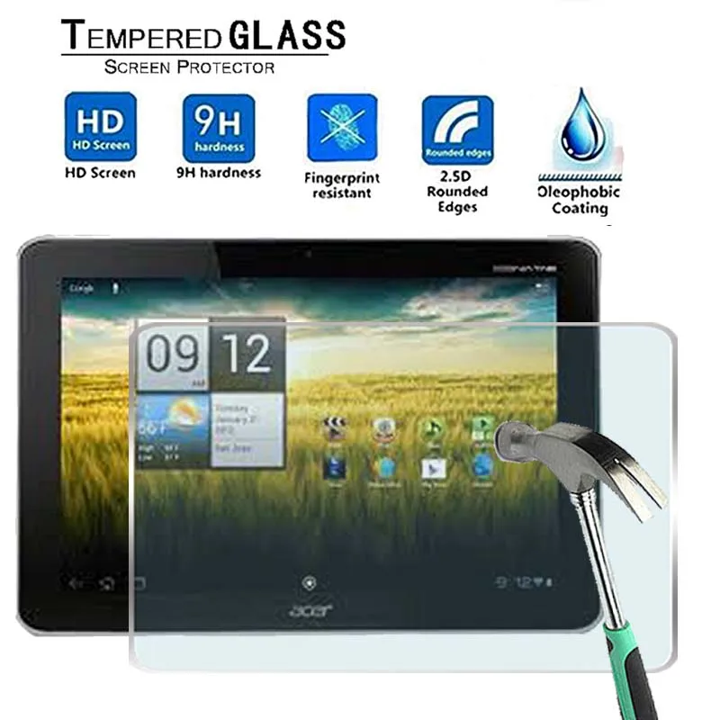 Закаленное стекло 9H для планшета Acer Icona Tab A210 10 1 дюйма защитная пленка