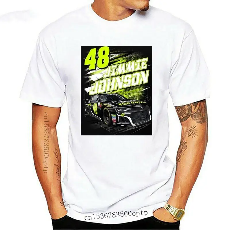 

Модная новая футболка Jimmie Johnson #48 Lowes For Pros Black с коротким рукавом