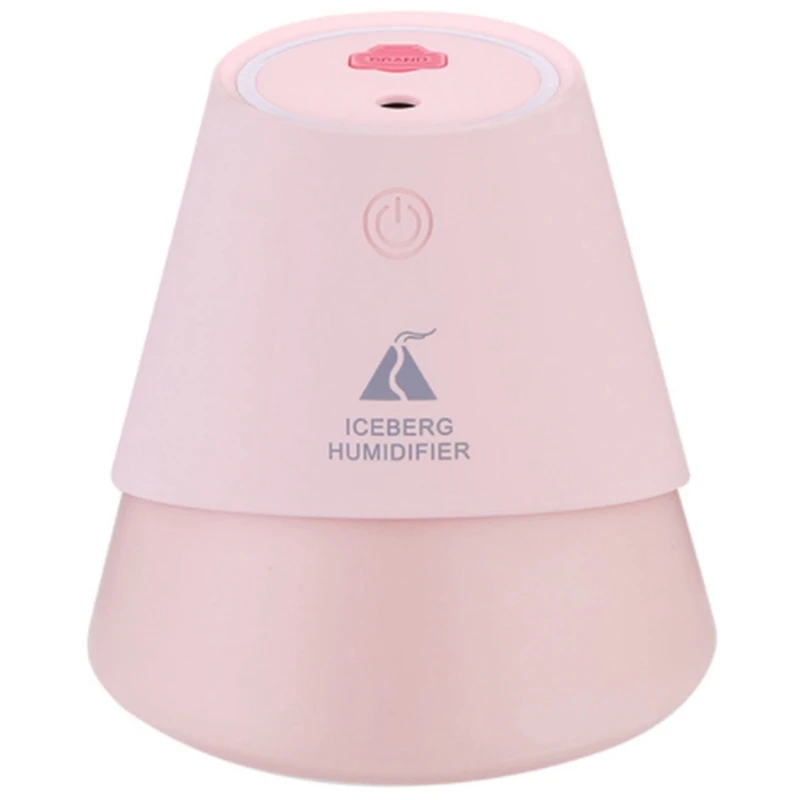 

Ultrasonic Iceberg Air Humidifier USB Aroma Essential Oil Diffuser Air Purifier Home Car Mist Maker LED Air Freshener