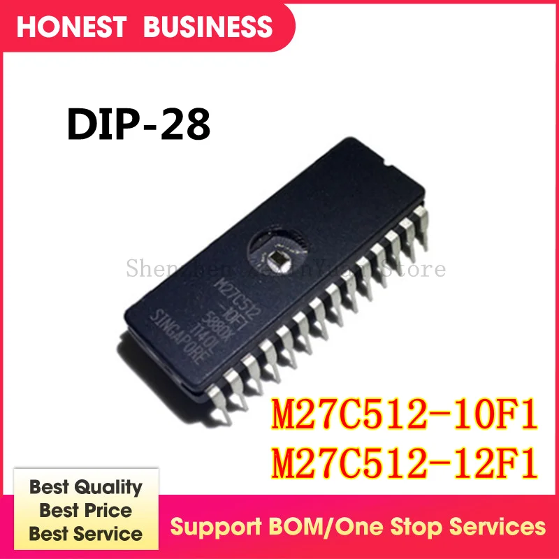 

10 шт./лот Φ 27C512 M27C512 eprom, Uv 512 KBIT Φ