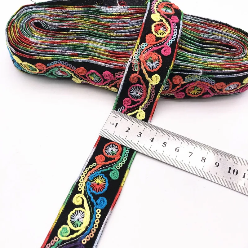 1 м блестки вышивка кружевной отделкой лентой в этническом стиле лямки ленты для