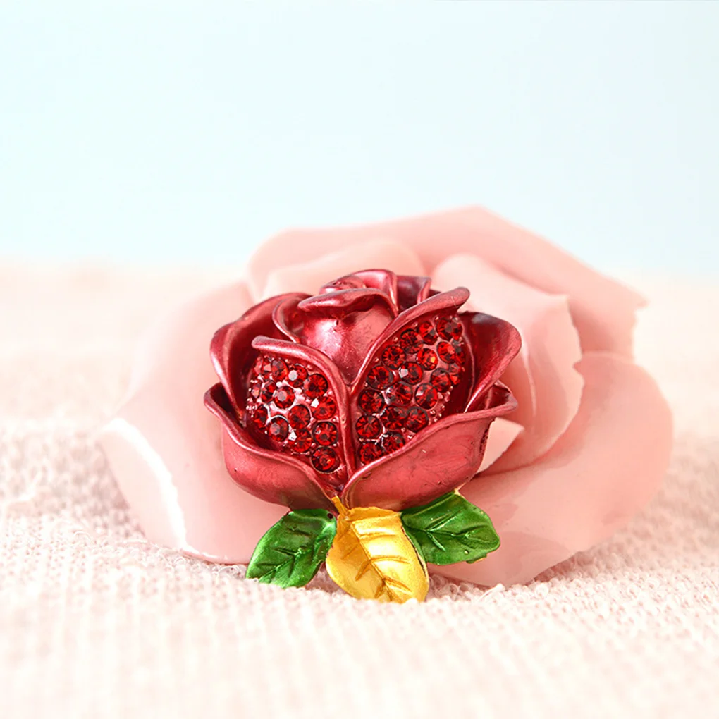 Женская художественная булавка с розой застежка для броши шали шарф свадебные