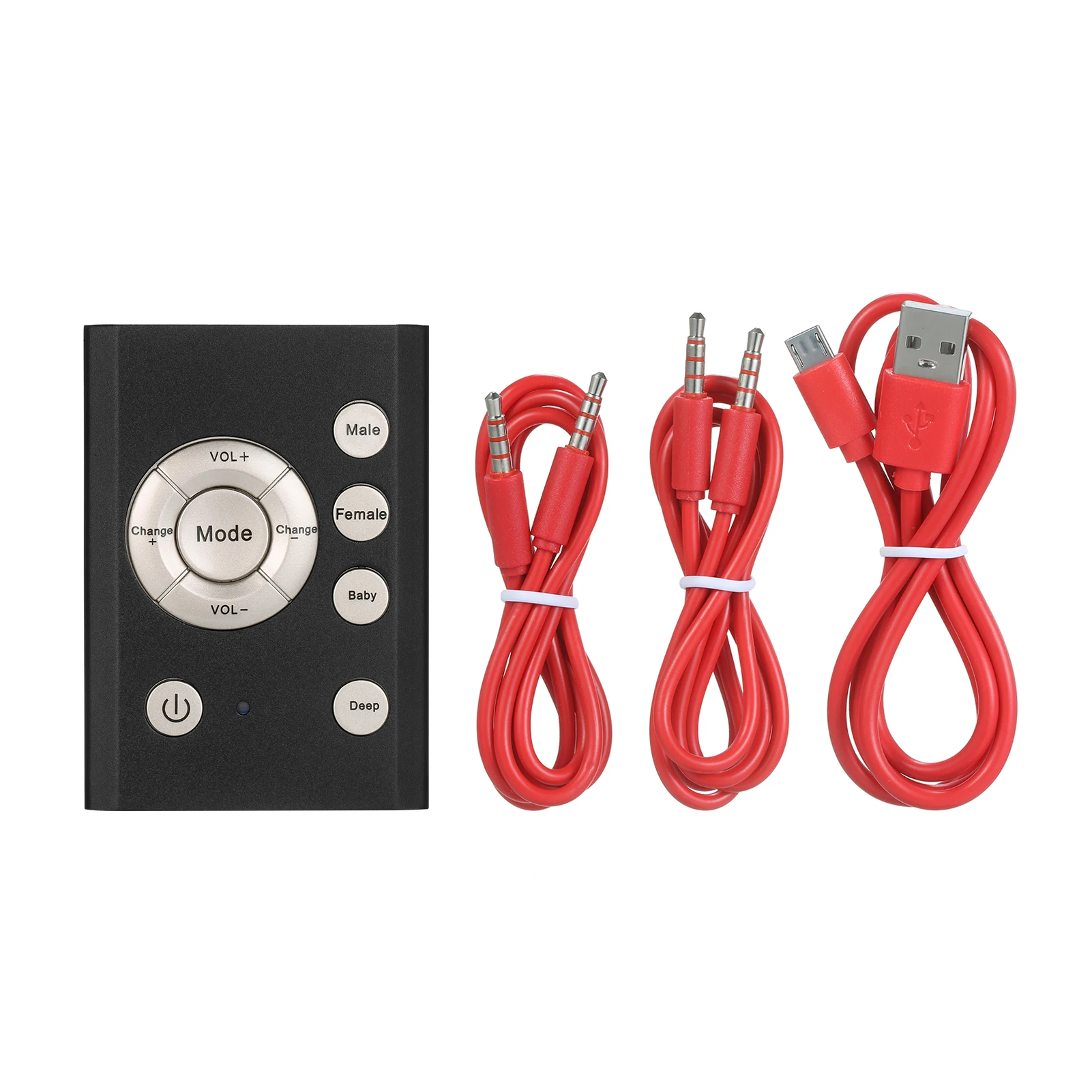 

Mini Voice Changer Sound Effects Machine Audio Card Sound Changer Supports Smartphone Tablet Computer for Live Chatting Singhing