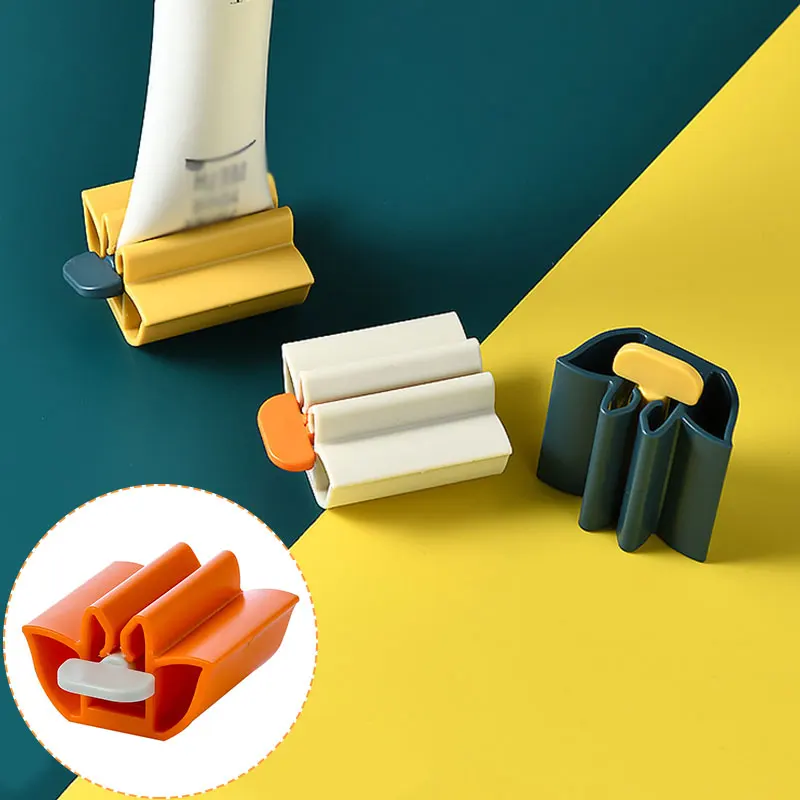 

Multifunctional Toothpaste Tube Squeezer Press Manual Squeezed Toothpaste Clip-on Facial Cleanser Squeezer Bathroom Supplies