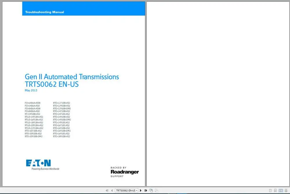 

Eaton Transmission PDF 4.04GB 2020 Service Manual Full DVD