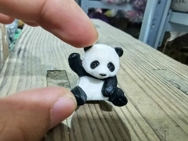 

cute small little mini panda for licca barbi doll pet diy toy for girl
